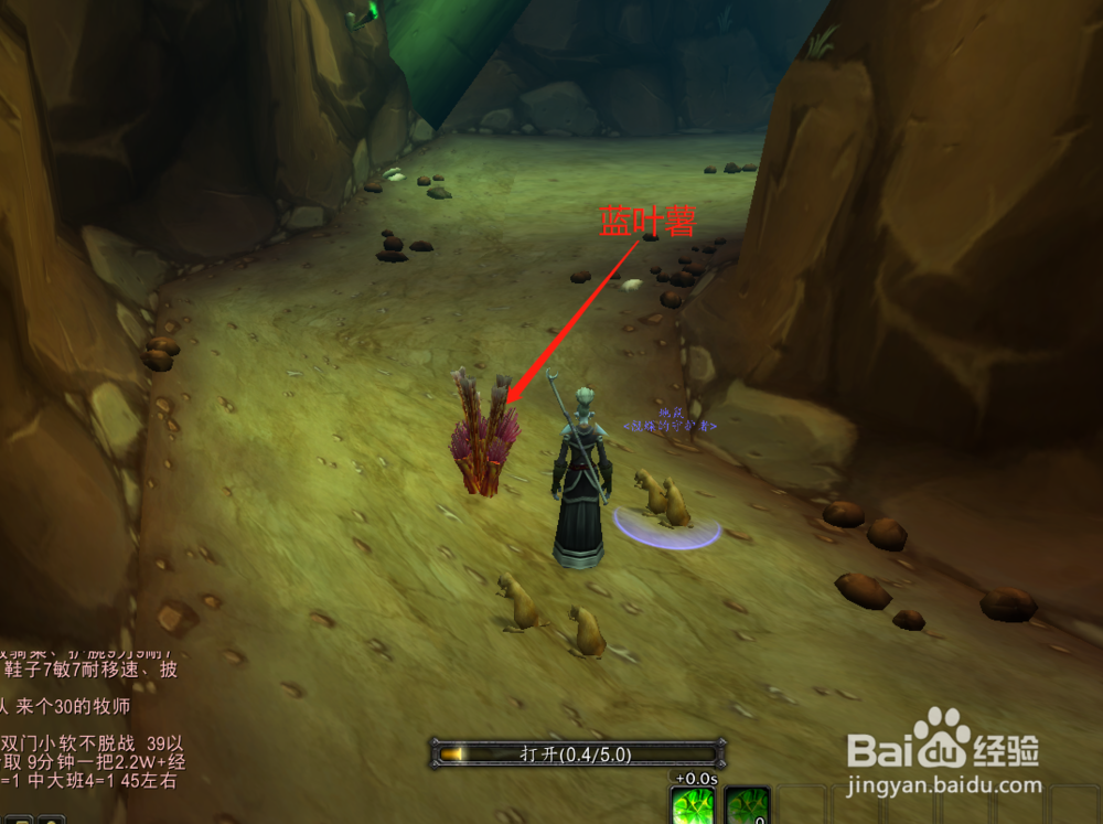 怀旧服任务蓝叶薯薯块在哪如何召唤并指挥地鼠？