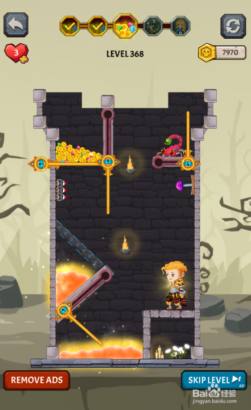 Hero Rescue Online 2的Level 368如何通关