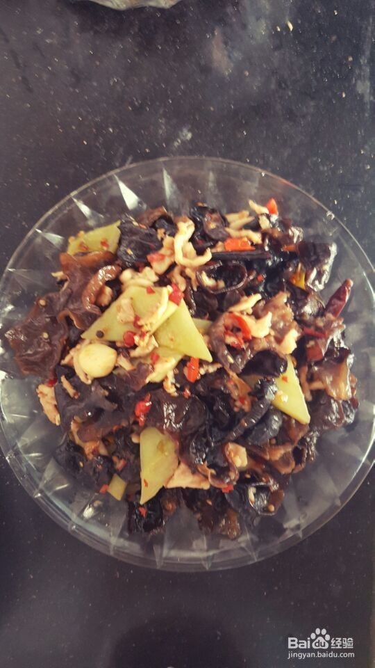 家常木耳黄瓜肉片的做法