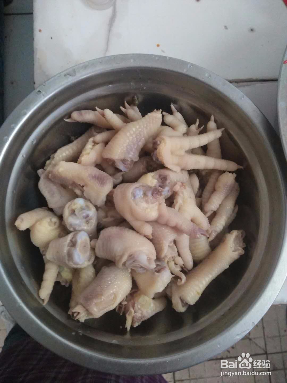 好吃不辣的凉拌鸡爪