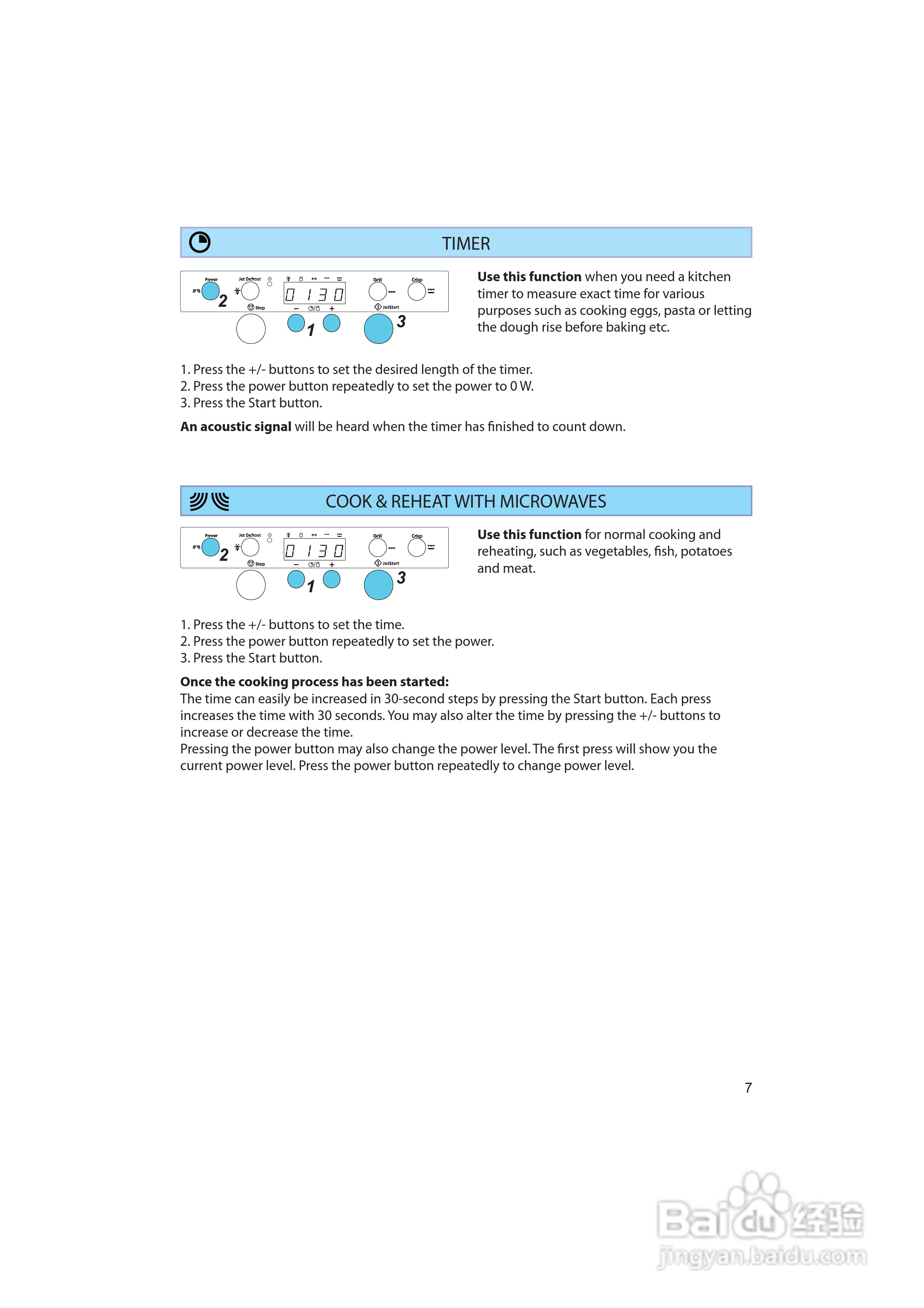 惠而浦AMW480/IX内置式微波炉用户手册