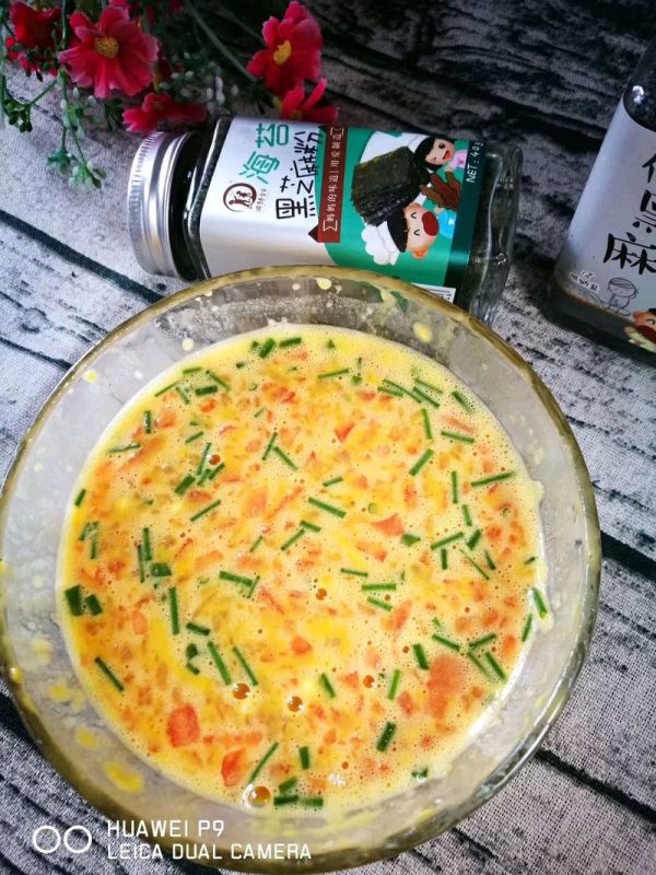 番茄肉末鸡蛋饼