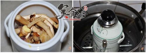 薏米茶树菇排骨汤的做法