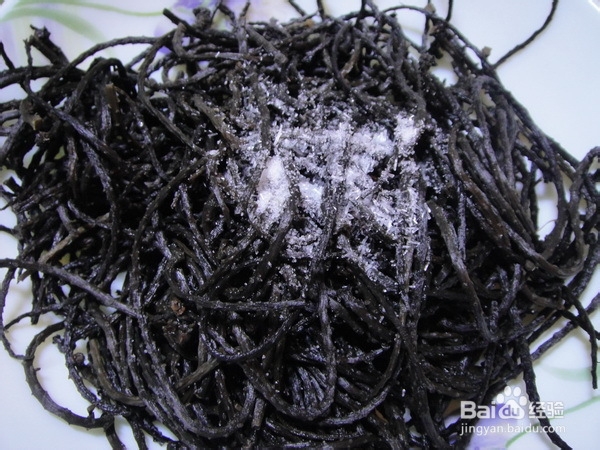 如何凉拌核桃花!