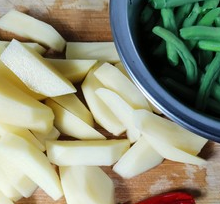 改良版土豆烧刀豆的做法