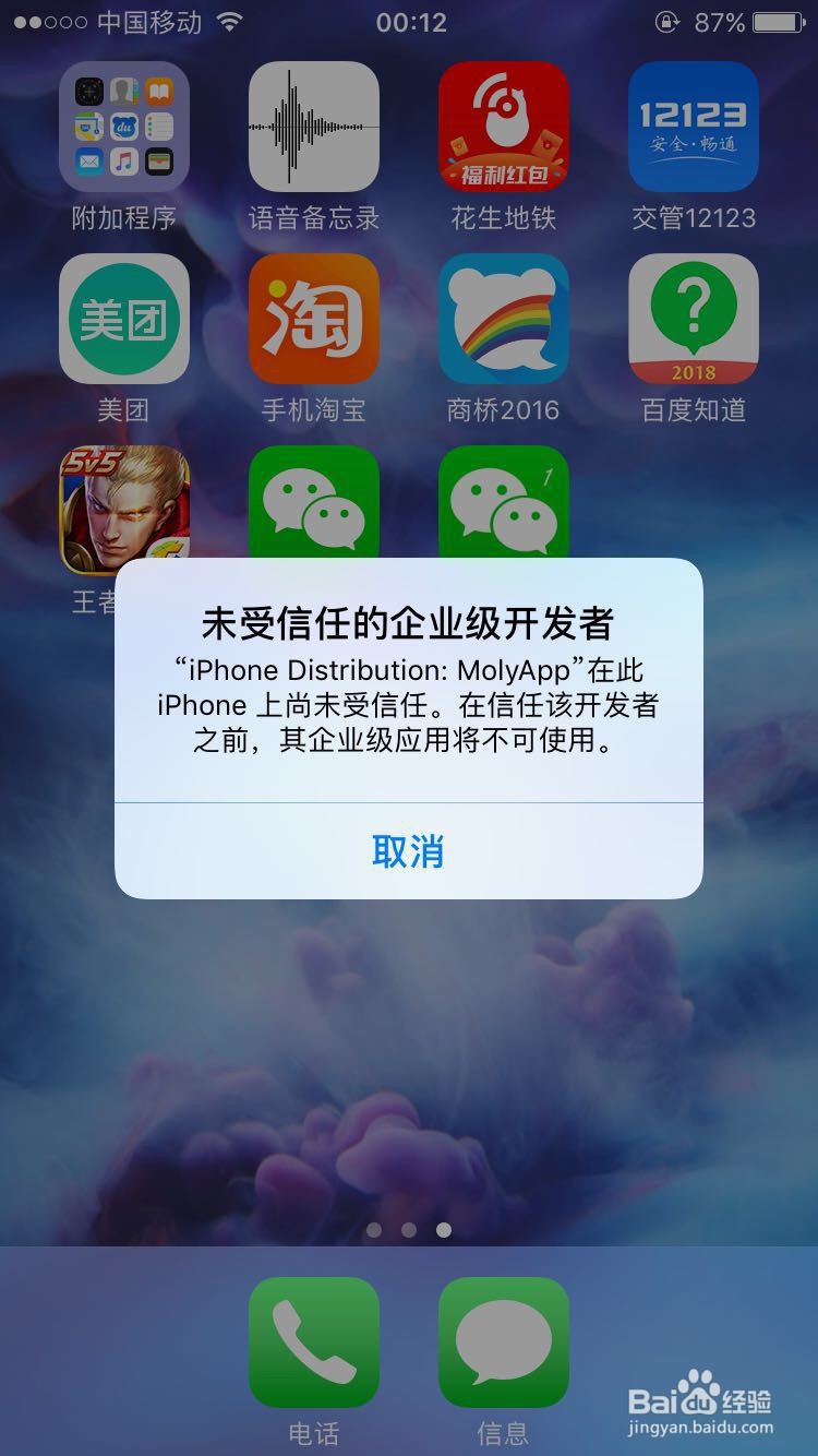 iPhone手机ios不越狱如何下载安装两个微信