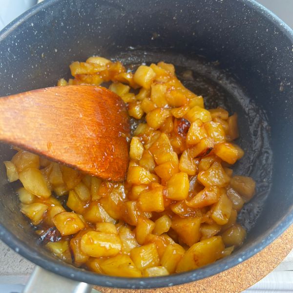 小酥粒奶油奶酪苹果蛋糕