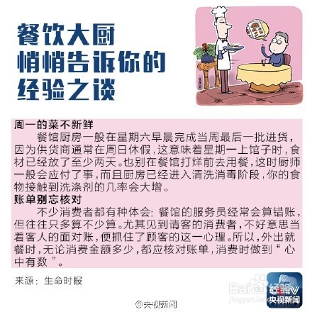 如何避开餐馆消费陷阱