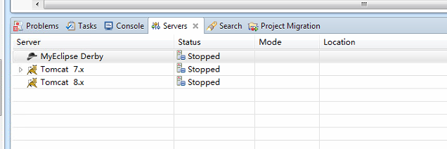 MyEclipse如何新增tomcat服务