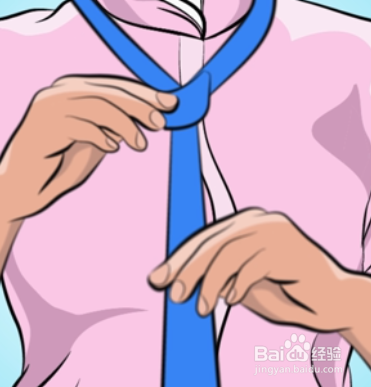 怎么如何打窄领带（四手结）？？