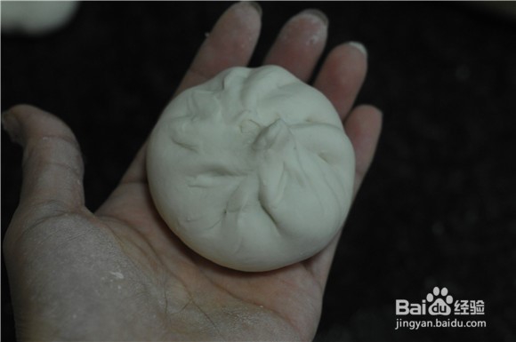 紫米芋泥包的做法