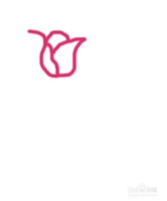 教孩子画玫瑰花