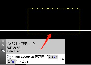 cad直接画矩形云线