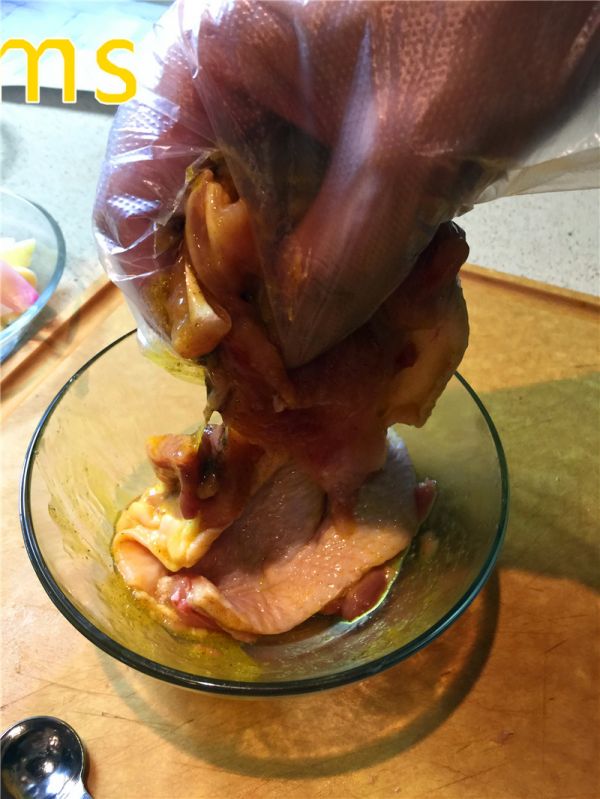 葱香黑胡椒鸡腿