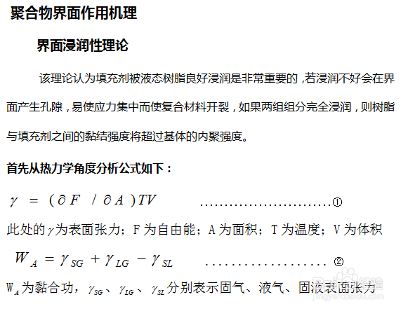 助理复材工程师培训笔记第二章之聚合物基界面