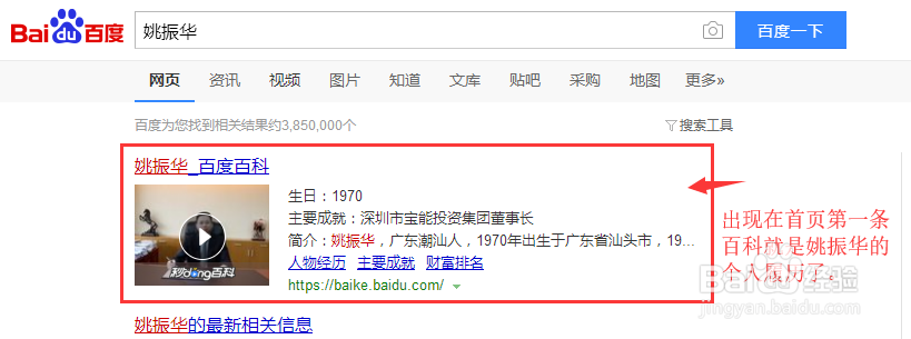 姚振华个人履历怎么能查询？