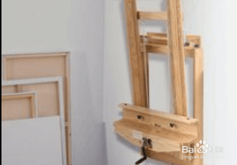 画架如何装订墙上