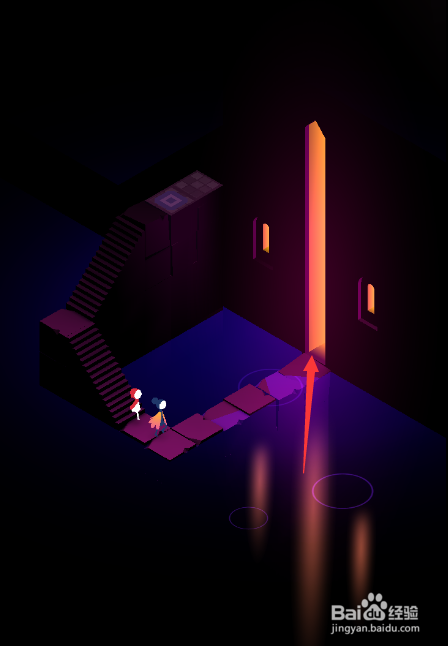 纪念碑谷2谒见厅关卡的第二部分如何通过？