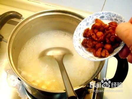 荷叶桂圆莲子桂花粥