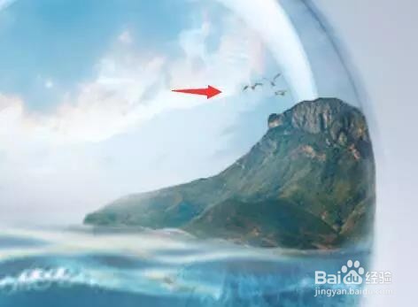 如何用PS合成灯泡中的垂钓者?