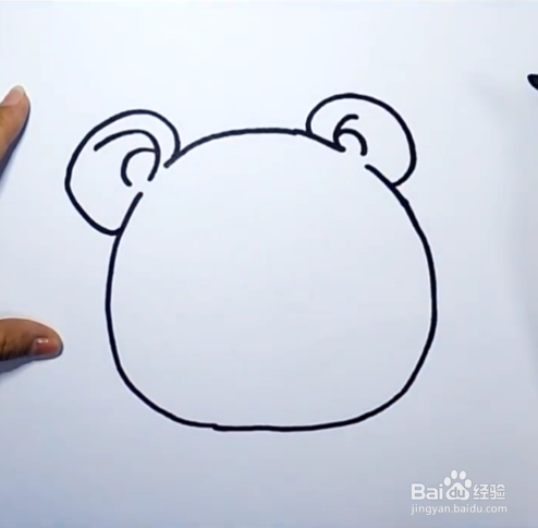 怎么画一只熊猫
