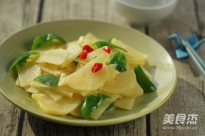 青椒炒土豆片