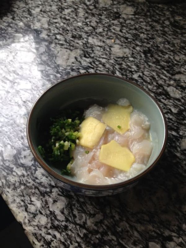 瑤柱龍利魚片粥