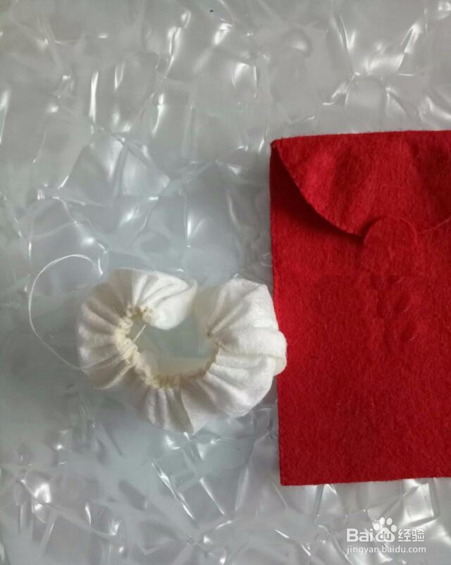 爱的思念,不织布花束