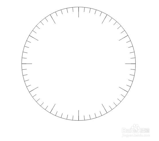 用CorelDRAW绘制一只表。表的刻度怎么画？