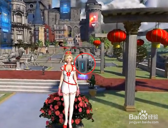 如何捡到逆战游戏主城里高处的箱子的方法