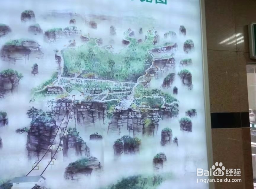 张家界的旅游景点所记