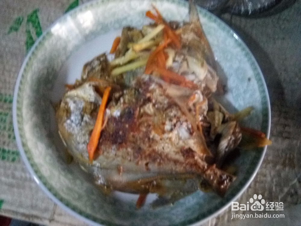 家常菜红焖靖鱼