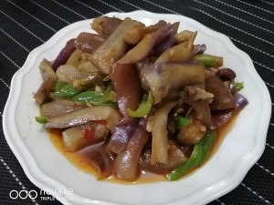 食补养生鱼香茄子的做法