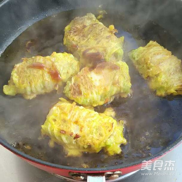 煎酿白菜卷的做法