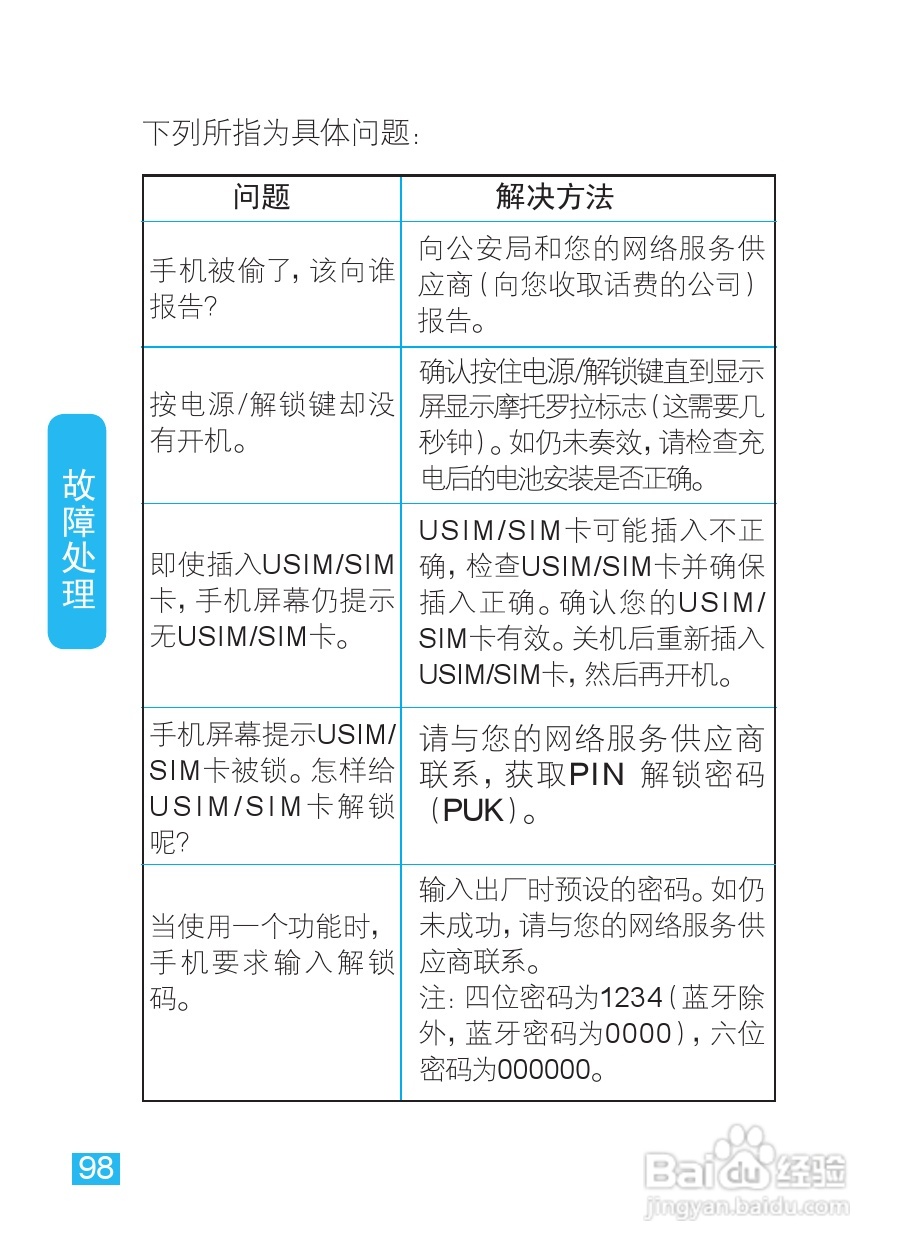 摩托罗拉XT685手机使用说明书:[11]