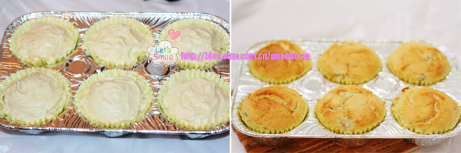 香蕉玛芬蛋糕&温哥华2011第一场雪