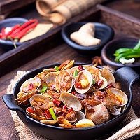 超简单年夜菜【爆炒花蛤】,网红菜自己做