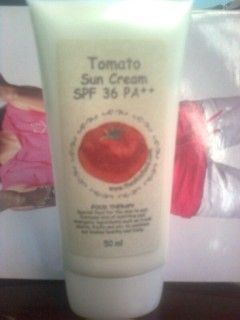 怎样更好地使用skin food西红柿防晒霜
