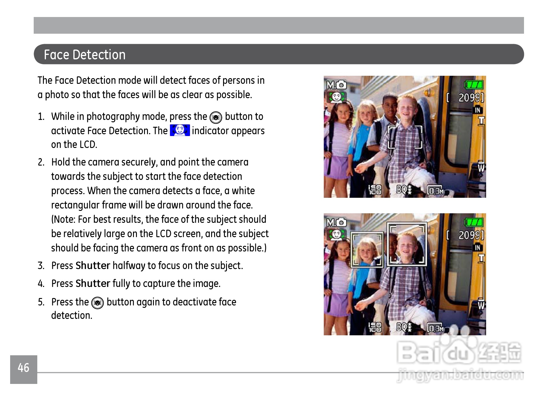 GE通用J1050数码相机说明书:[5]