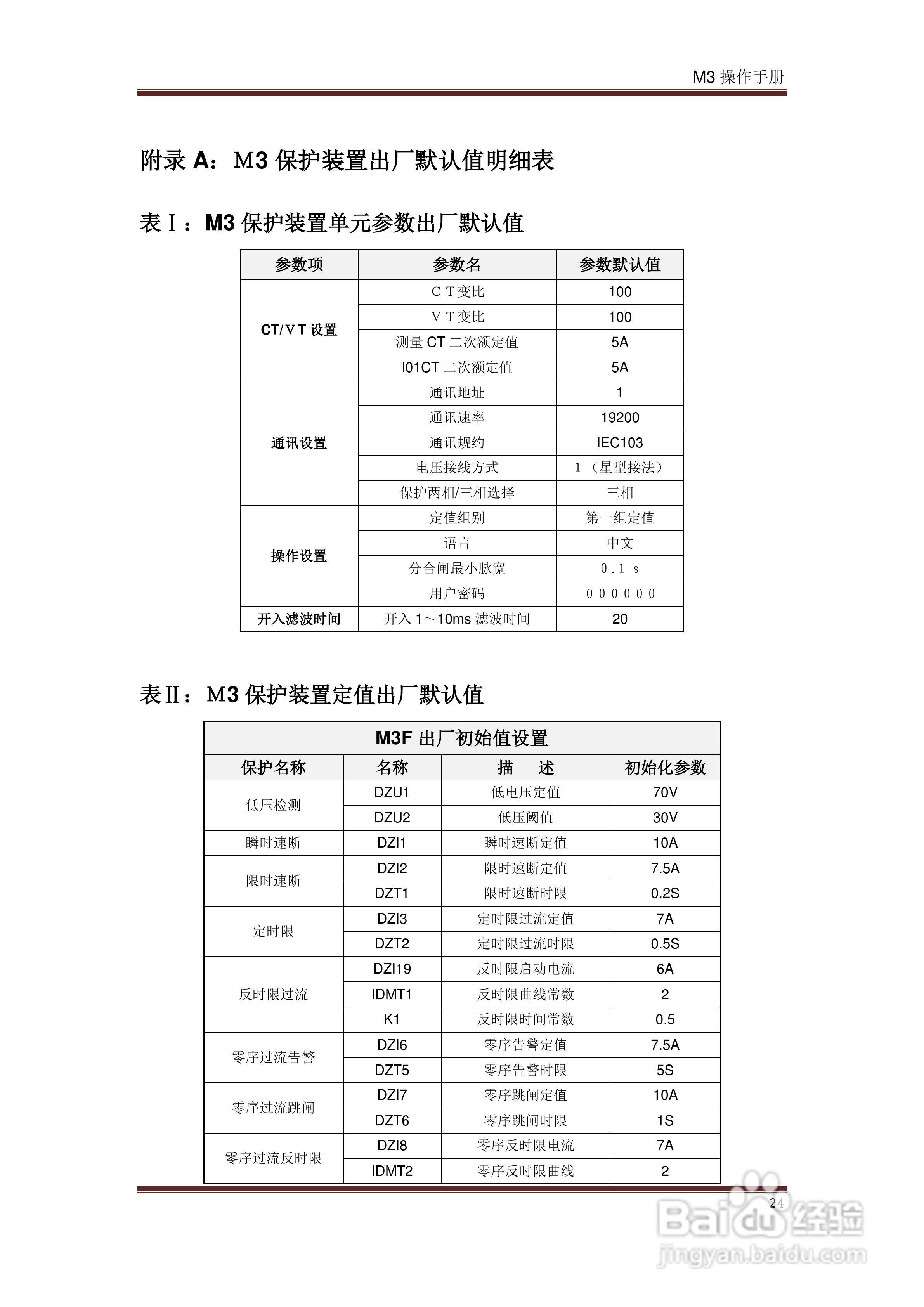 INIX M3系列可编程微机继电保护装置操作手册:[3]