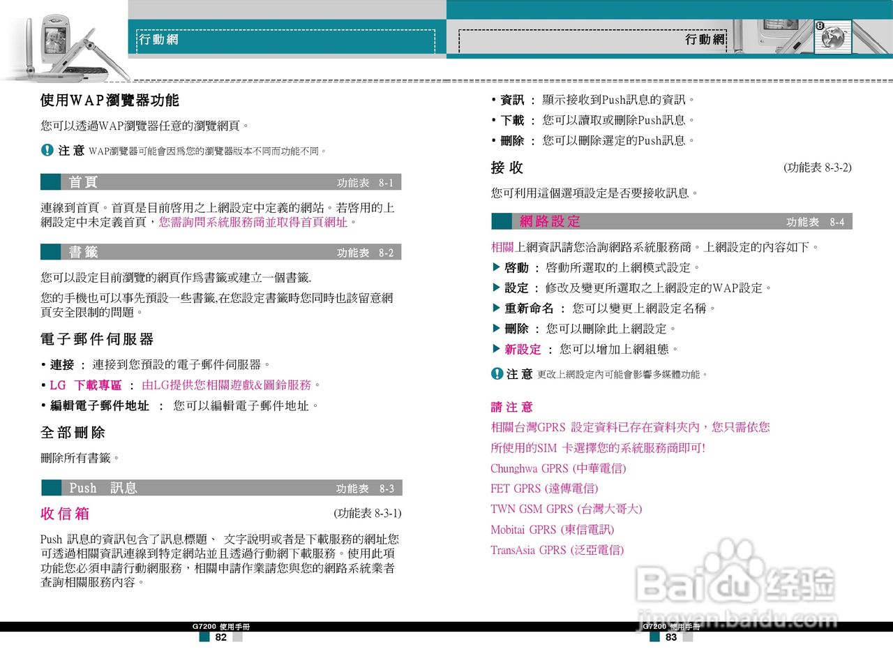 LG G7200手机使用手册:[5]