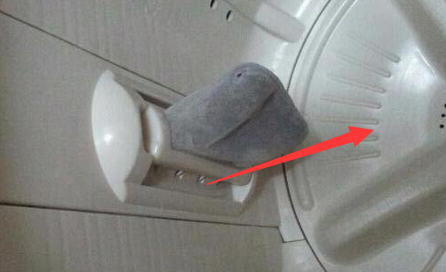 洗衣机里存储垃圾的那个袋子怎么拆下来啊