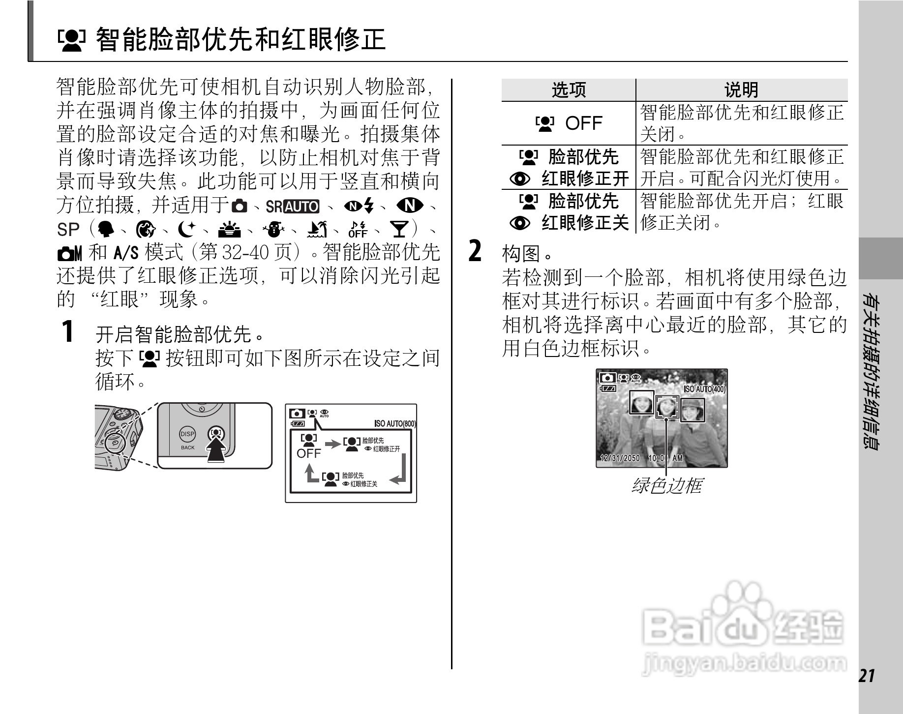 富士FinePix F60fd数码相机使用说明书:[4]