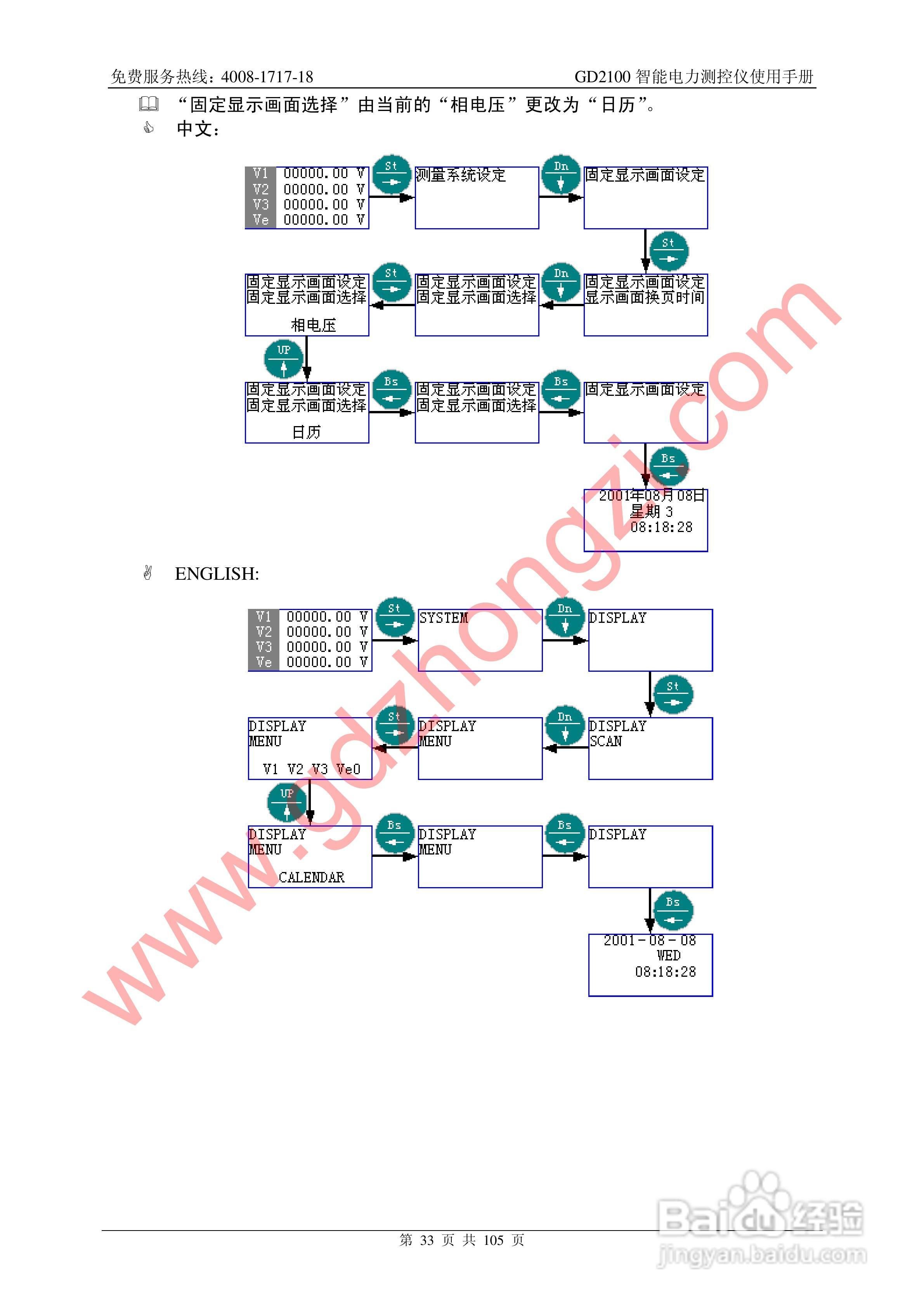 国电中自GD2100智能电力监测仪使用说明书:[4]