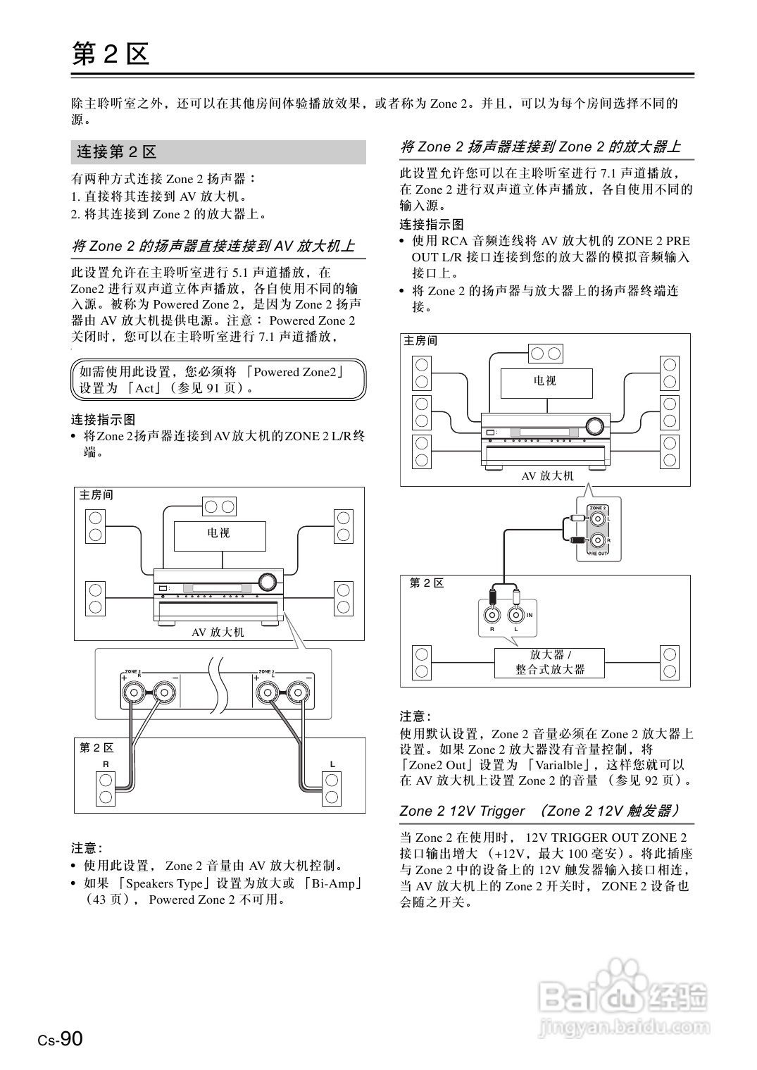 安桥AV放大机TX-SA806型使用说明书:[5]