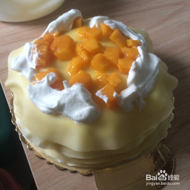 芒果千层蛋糕的做法