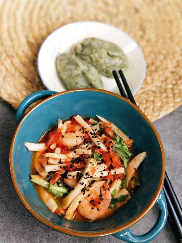 减脂番茄鸡腿菇