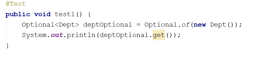 java8新特性Optional容器类基本使用