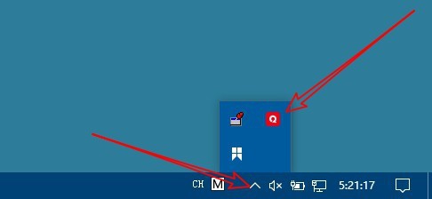 怎么让千千音乐的图标显示在桌面右下角