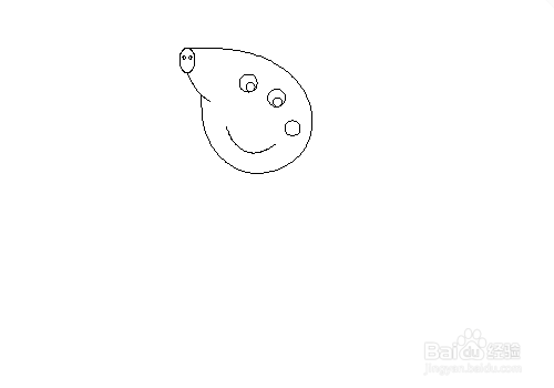 简笔画可爱的小猪佩奇怎样画